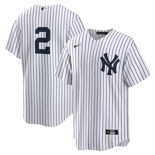 Men's New York Yankees Derek Jeter Jersey - White/Navy