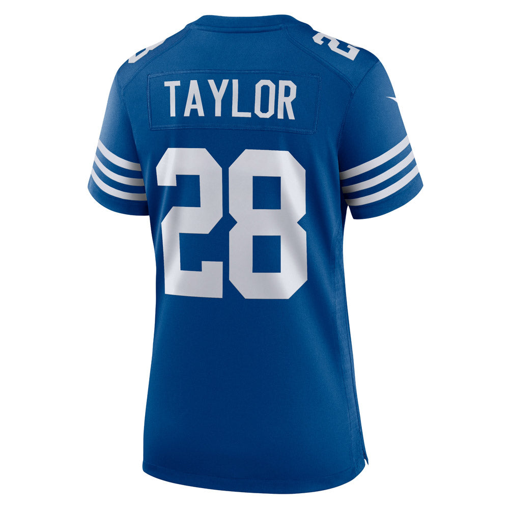 Women's Indianapolis Colts Jonathan Taylor Alternate Game Jersey Royal Blue