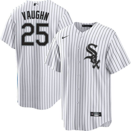 Men's Chicago White Sox Andrew Vaughn Cool Base Replica Home Jersey - White
